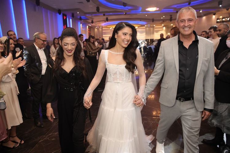 החתונה של יובל אהרון ומתן זאווי (צילום: לוי אגרונוב)