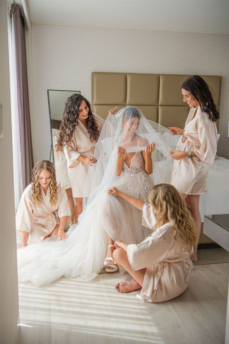 החתונה של כרמל חוטר ועמית אלקובי (צילום: חיים אפריאט)