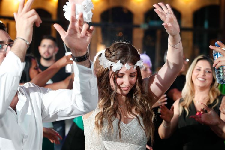 החתונה של נועה ונתנאל גבאי (צילום: יניב באיו)