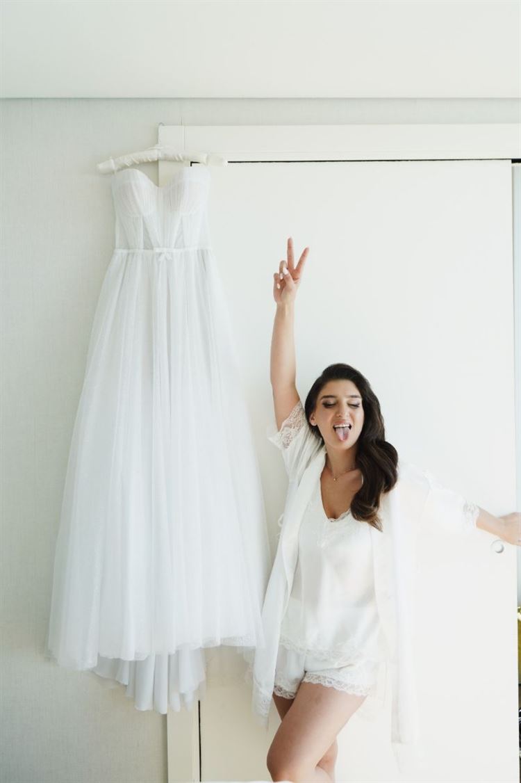 החתונה של קים חסן ואסף ניר (צילום: רון קובי)