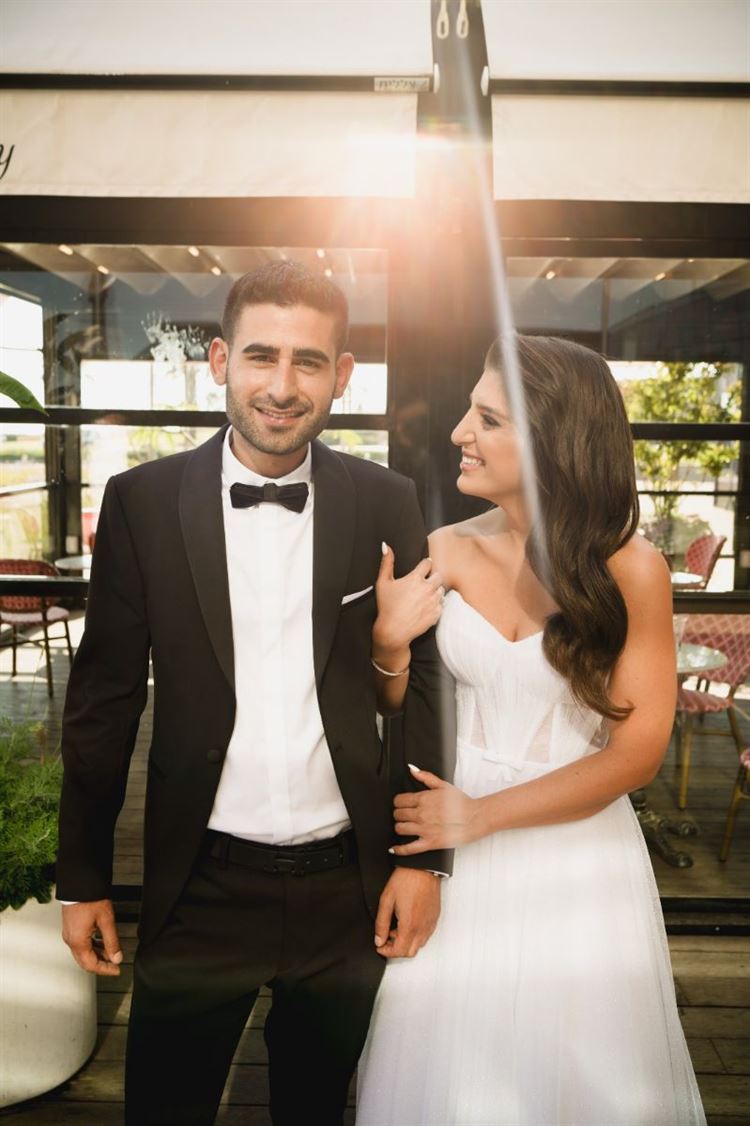 החתונה של קים חסן ואסף ניר (צילום: רון קובי)