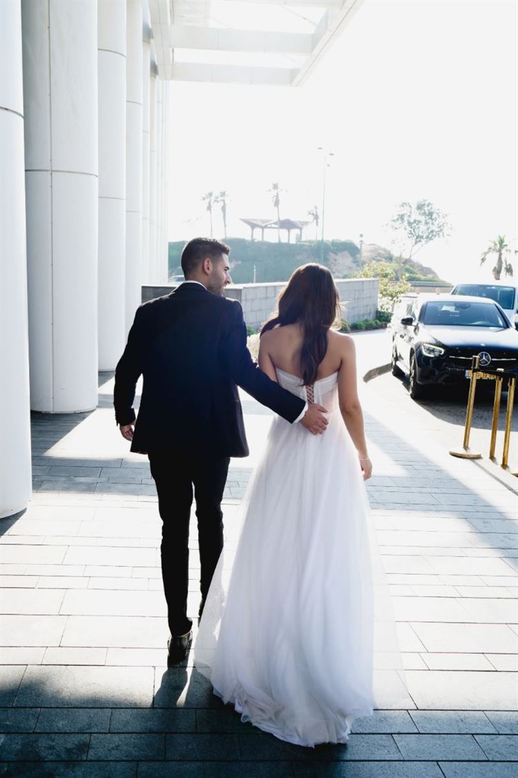 החתונה של קים חסן ואסף ניר (צילום: רון קובי)