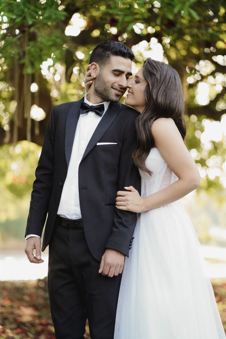 החתונה של קים חסן ואסף ניר (צילום: רון קובי)