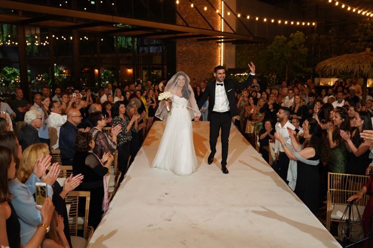 החתונה של קים חסן ואסף ניר (צילום: רון קובי)