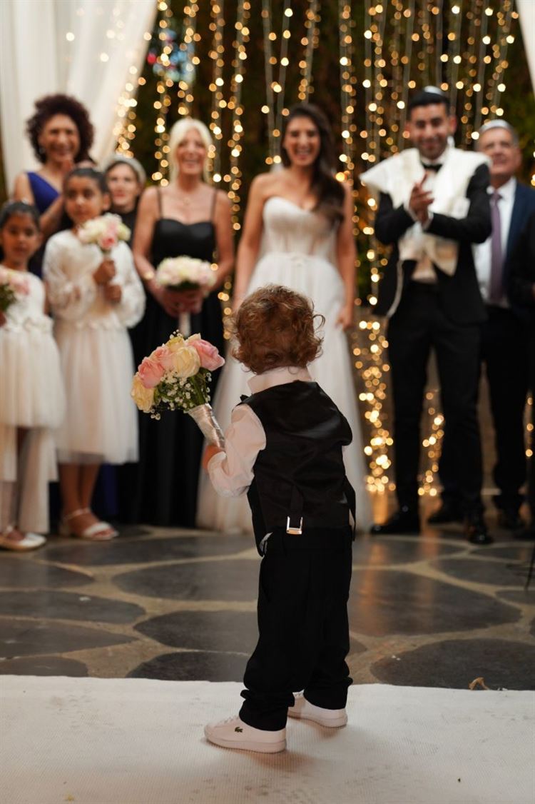 החתונה של קים חסן ואסף ניר (צילום: רון קובי)