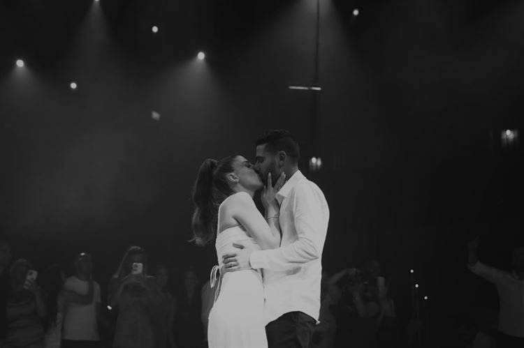 החתונה של קים חסן ואסף ניר (צילום: רון קובי)