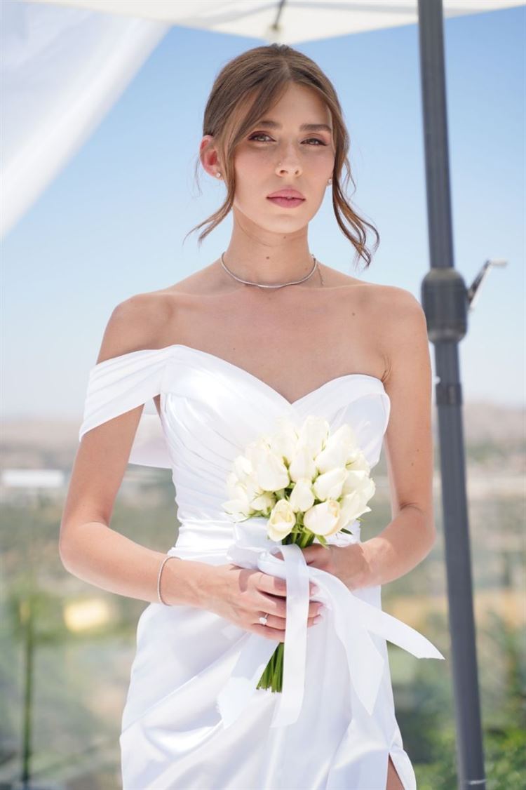 חתונת הצהריים אנסטסיה ונועם קטן (צילום: דור סקרה)