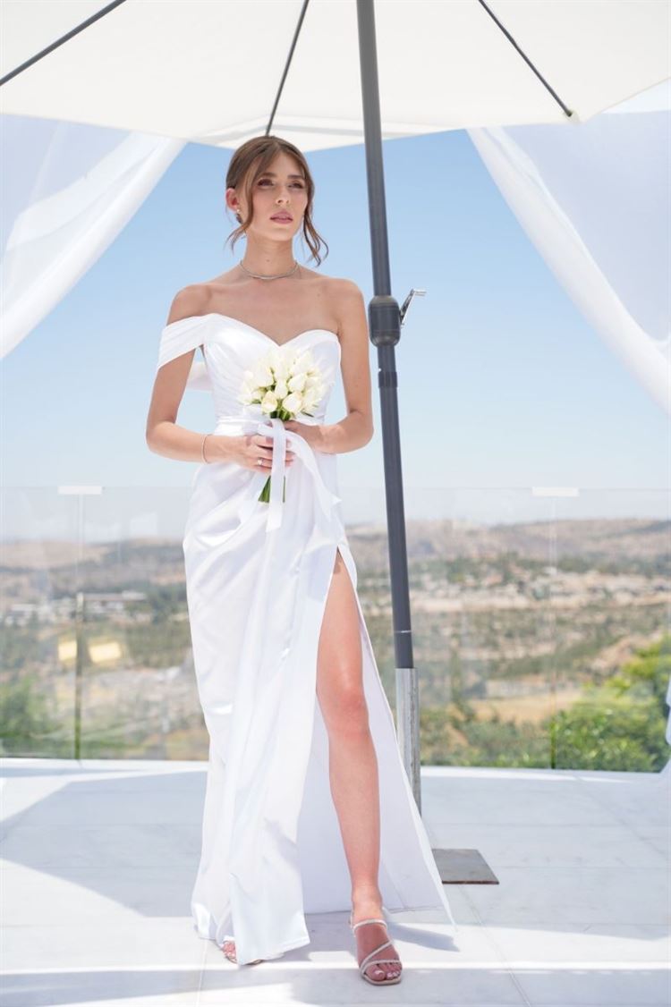 חתונת הצהריים אנסטסיה ונועם קטן (צילום: דור סקרה)