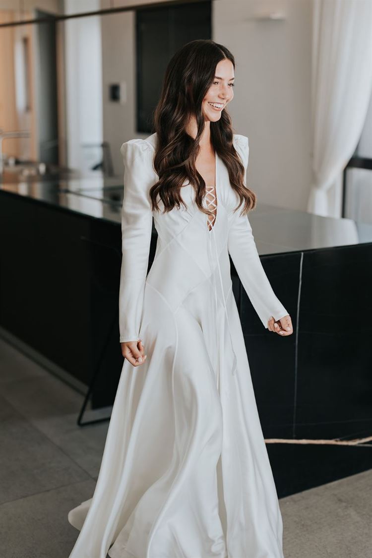 החתונה של מיה ביטון וגיא באוך (צילום: שי בוזגלו)