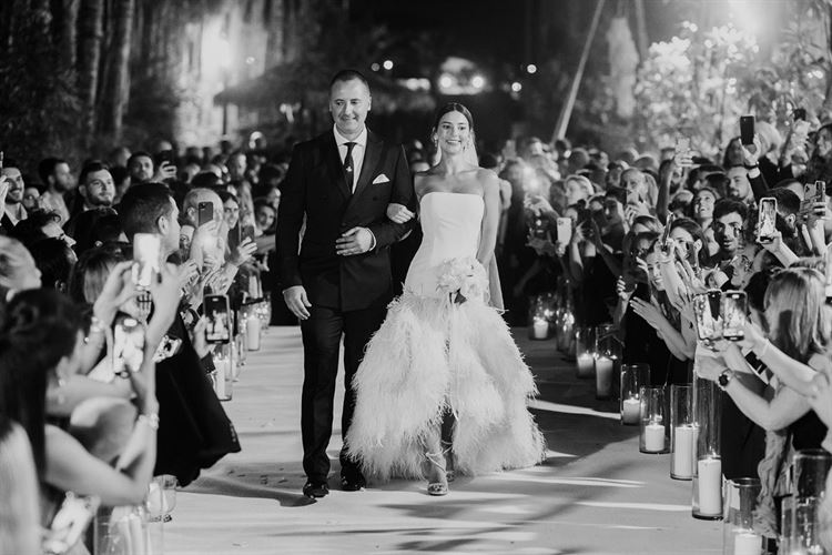 החתונה של מיה ביטון וגיא באוך (צילום: שי בוזגלו)