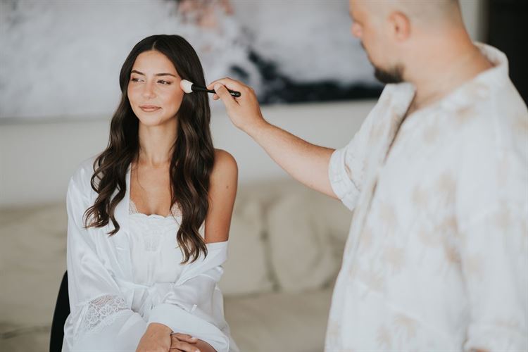 החתונה של מיה ביטון וגיא באוך (צילום: שי בוזגלו)