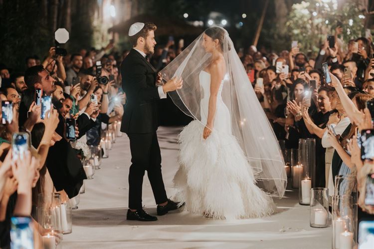 החתונה של מיה ביטון וגיא באוך (צילום: שי בוזגלו)