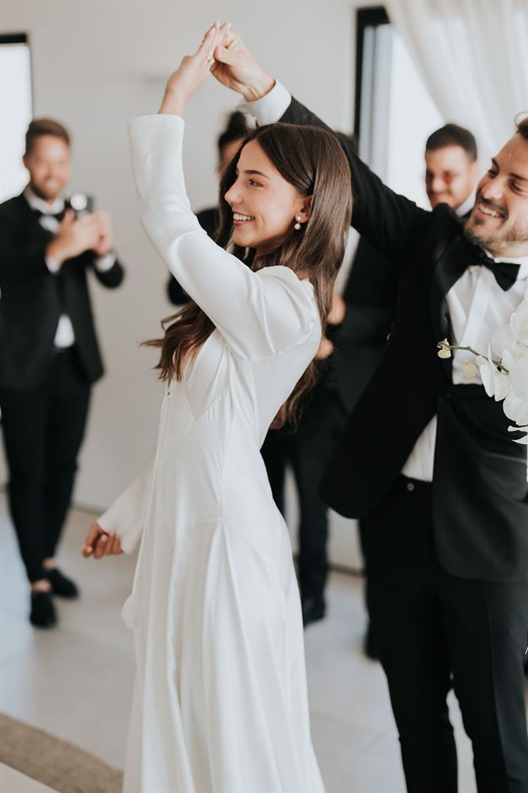 החתונה של מיה ביטון וגיא באוך (צילום: שי בוזגלו)