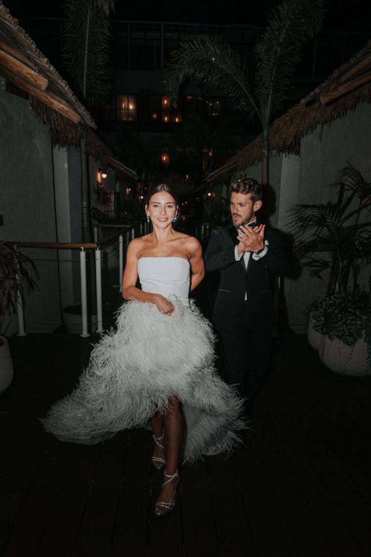 החתונה של מיה ביטון וגיא באוך (צילום: שי בוזגלו)