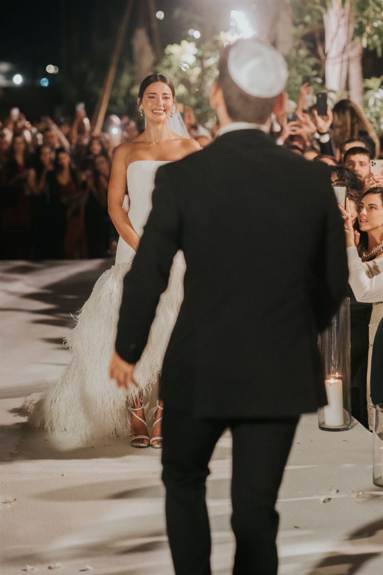 החתונה של מיה ביטון וגיא באוך (צילום: שי בוזגלו)