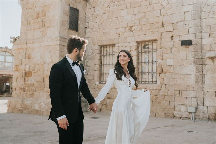 החתונה של מיה ביטון וגיא באוך (צילום: שי בוזגלו)