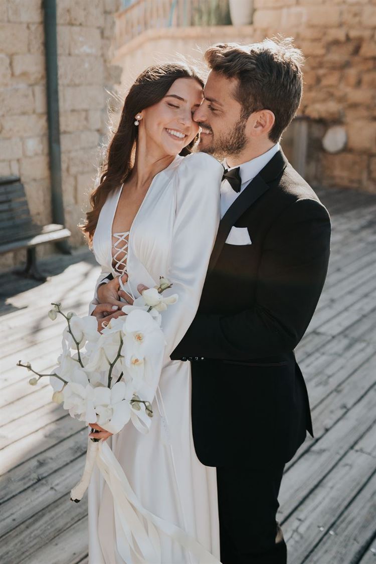 החתונה של מיה ביטון וגיא באוך (צילום: שי בוזגלו)