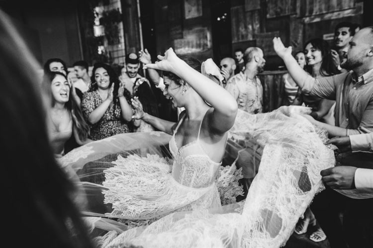 החתונה של ירדן נגלשטיין ושקד קרייתי (צילום: עומר קורן)