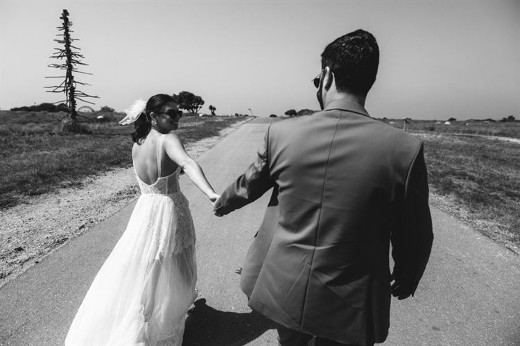 החתונה של ירדן נגלשטיין ושקד קרייתי (צילום: עומר קורן)