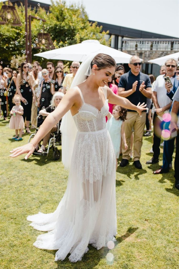 החתונה של ירדן נגלשטיין ושקד קרייתי (צילום: עומר קורן)