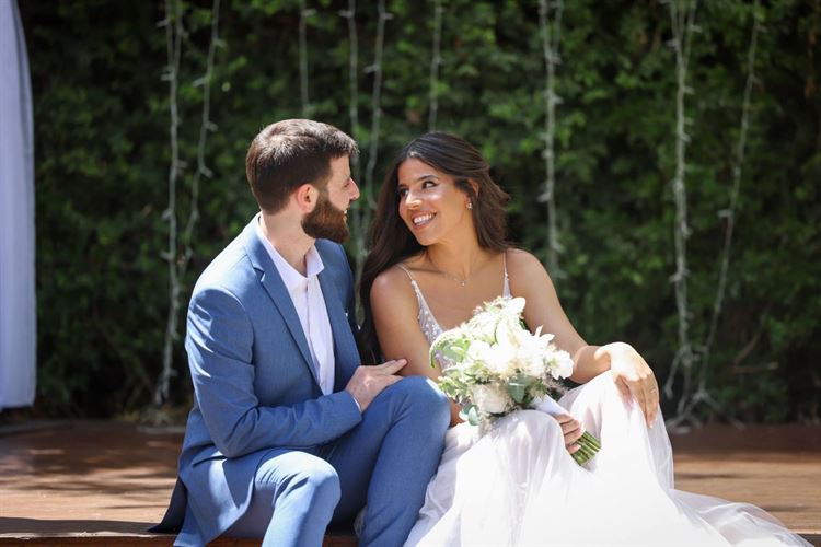 החתונה של אלמוג סלמה ומטר שבו (צילום: רון קובי)