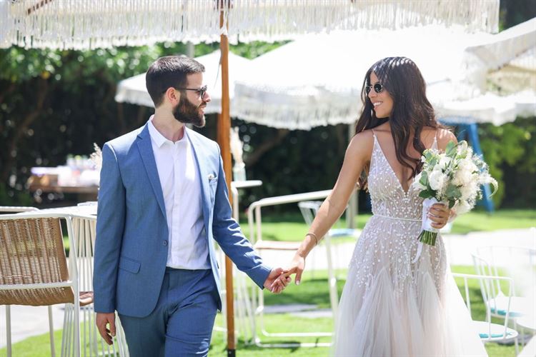 החתונה של אלמוג סלמה ומטר שבו (צילום: רון קובי)