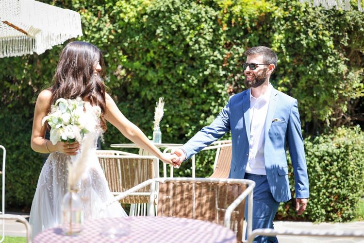 החתונה של אלמוג סלמה ומטר שבו (צילום: רון קובי)