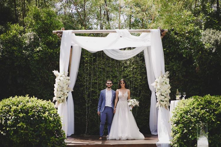 החתונה של אלמוג סלמה ומטר שבו (צילום: רון קובי)