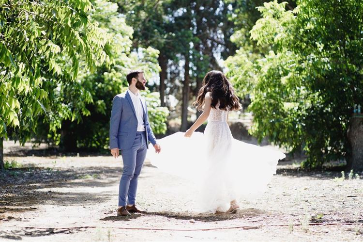 החתונה של אלמוג סלמה ומטר שבו (צילום: רון קובי)