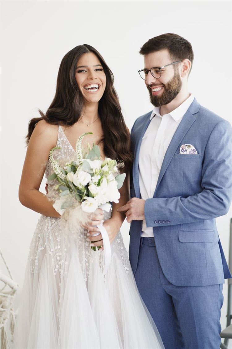 החתונה של אלמוג סלמה ומטר שבו (צילום: רון קובי)