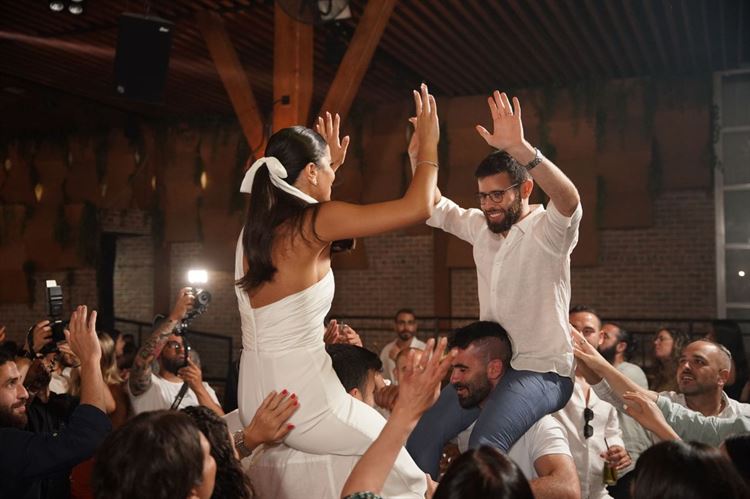 החתונה של אלמוג סלמה ומטר שבו (צילום: רון קובי)