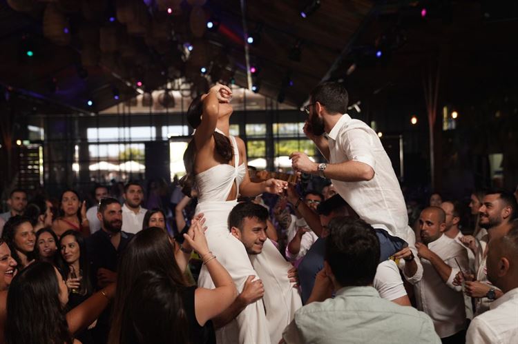 החתונה של אלמוג סלמה ומטר שבו (צילום: רון קובי)