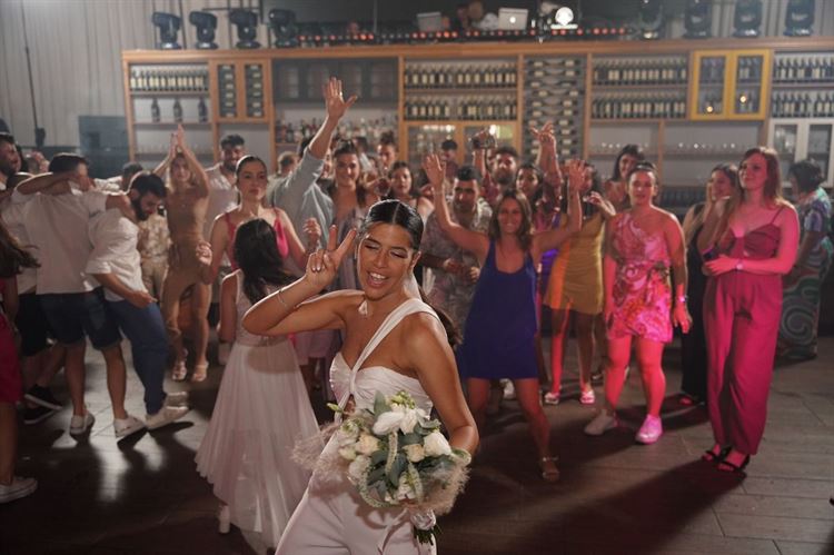 החתונה של אלמוג סלמה ומטר שבו (צילום: רון קובי)