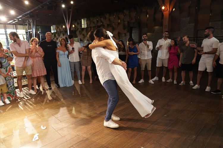 החתונה של אלמוג סלמה ומטר שבו (צילום: רון קובי)