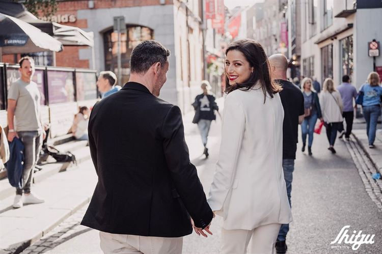 החתונה של שלי בן יוסף ודור נצר (צילום: שיצו צלמים)