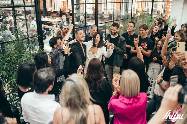 החתונה של שלי בן יוסף ודור נצר (צילום: שיצו צלמים)