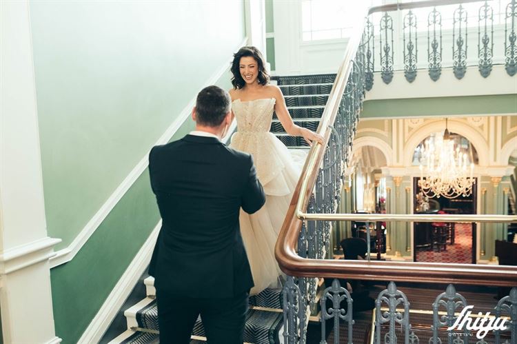 החתונה של שלי בן יוסף ודור נצר (צילום: שיצו צלמים)