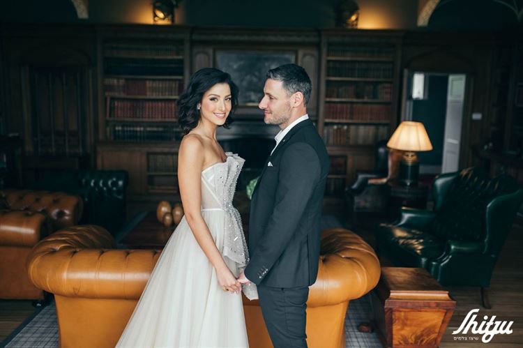 החתונה של שלי בן יוסף ודור נצר (צילום: שיצו צלמים)
