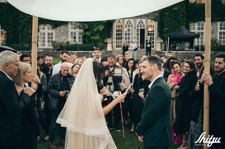 החתונה של שלי בן יוסף ודור נצר (צילום: שיצו צלמים)