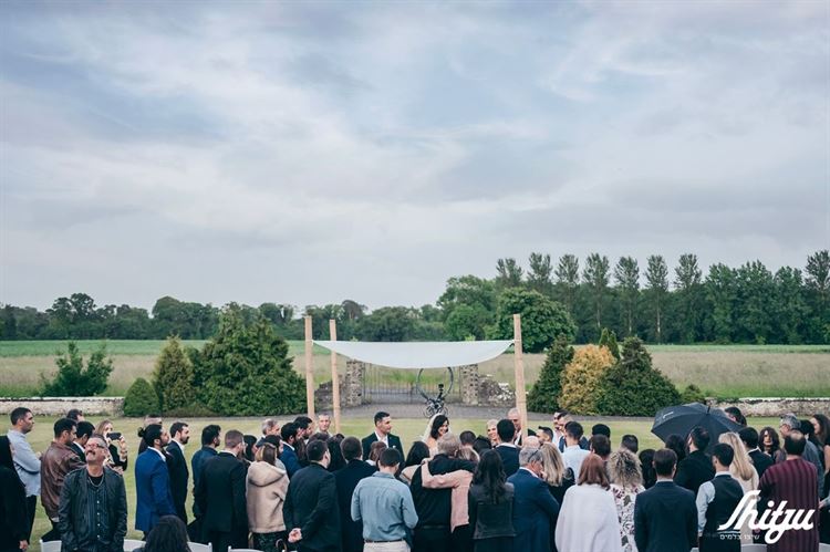 החתונה של שלי בן יוסף ודור נצר (צילום: שיצו צלמים)