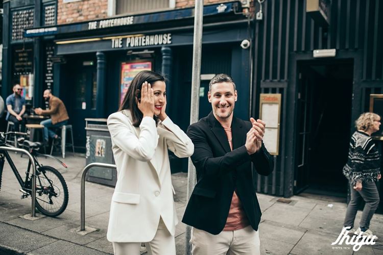 החתונה של שלי בן יוסף ודור נצר (צילום: שיצו צלמים)