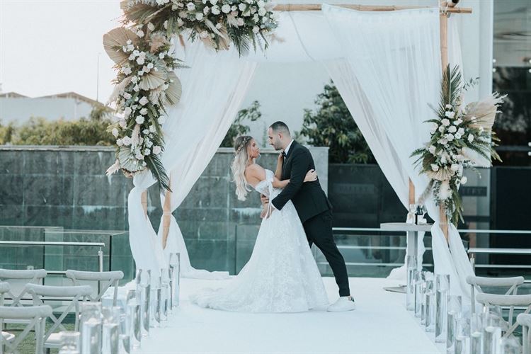 החתונה של קארין דחטיאריוב וירדן גידו (צילום: אנדריי אברמוב)