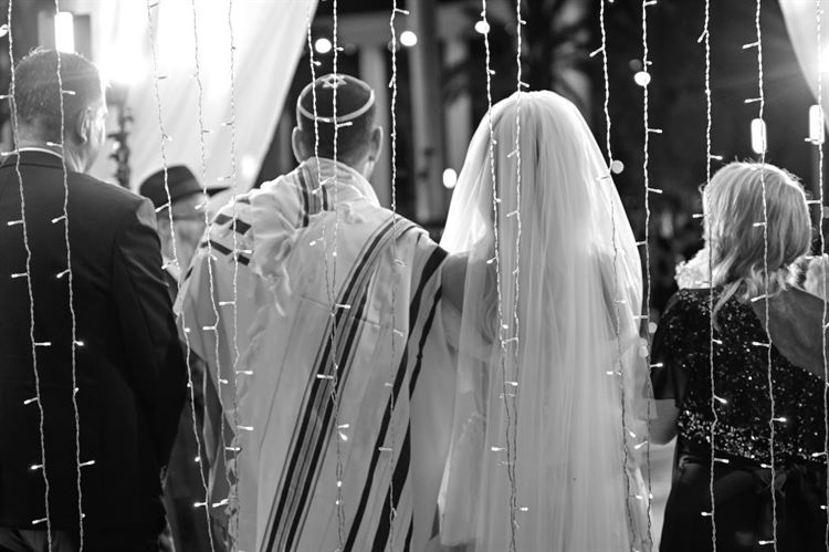 החתונה של טל גולדשלגר ונדב ארגואטי (צילום: גיא צרחי)