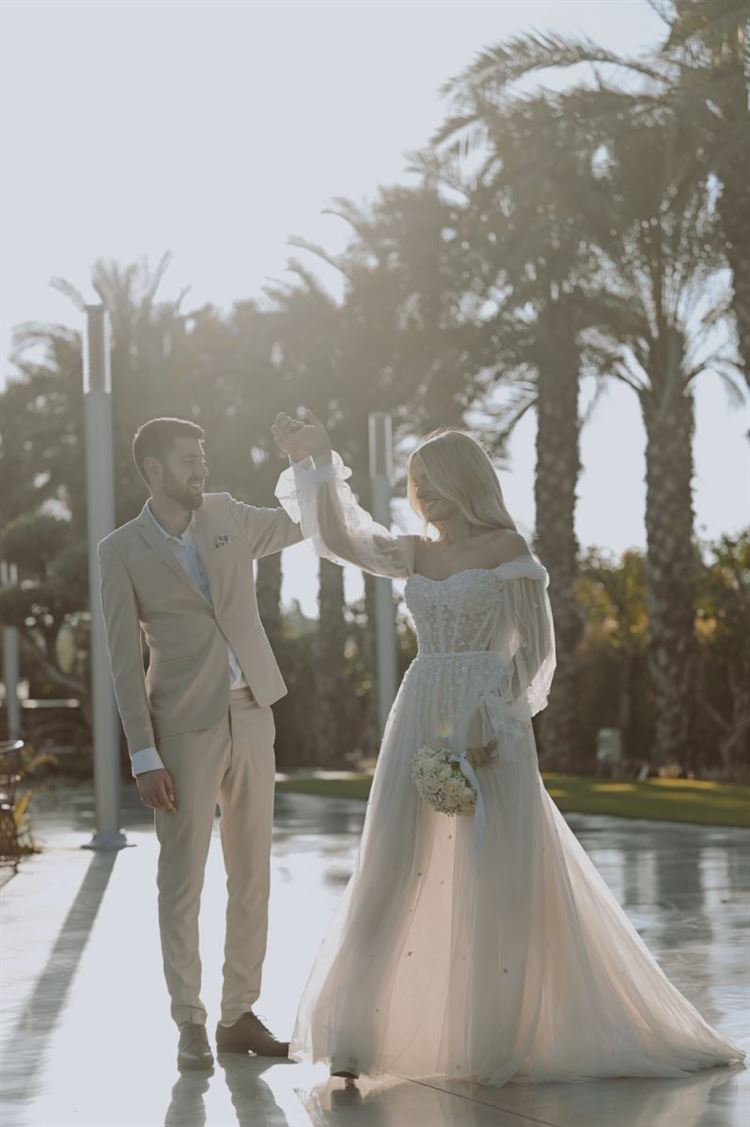 החתונה של טל גולדשלגר ונדב ארגואטי (צילום: גיא צרחי)