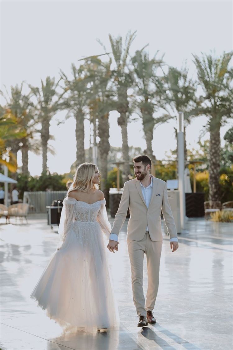 החתונה של טל גולדשלגר ונדב ארגואטי (צילום: גיא צרחי)