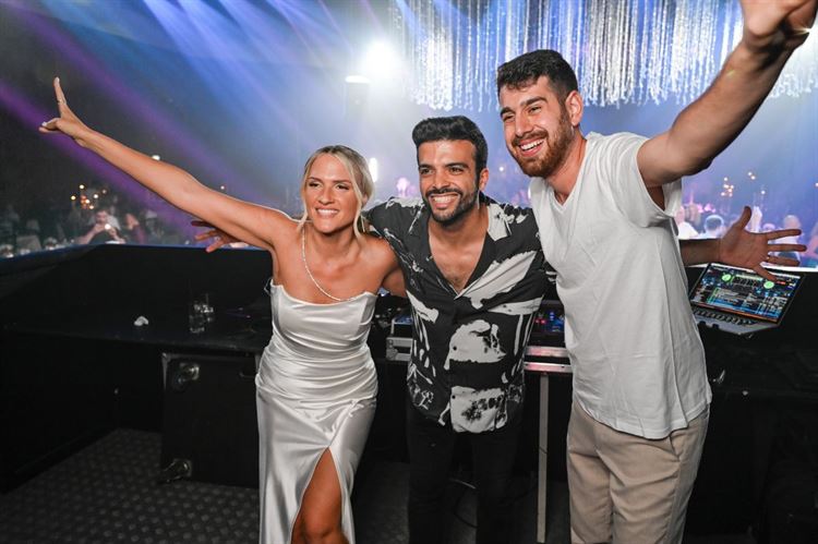 החתונה של טל גולדשלגר ונדב ארגואטי (צילום: גיא צרחי)