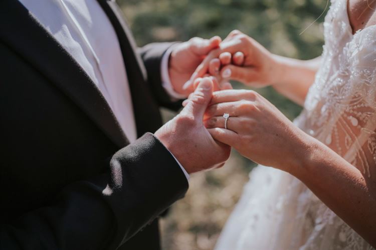 החתונה של מרינה טרינייב ואיגור סליקוב (צילום: unique photography)