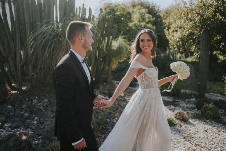 החתונה של מרינה טרינייב ואיגור סליקוב (צילום: unique photography)