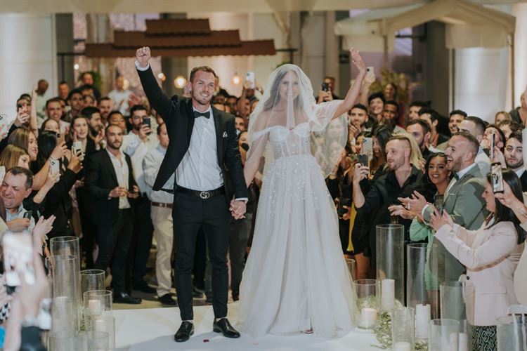 החתונה של מרינה טרינייב ואיגור סליקוב (צילום: unique photography)