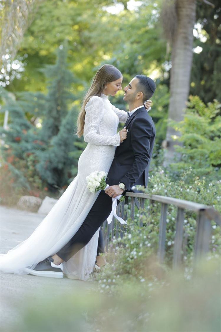 החתונה של חנית ונתנאל (צילום: גל הפקות)